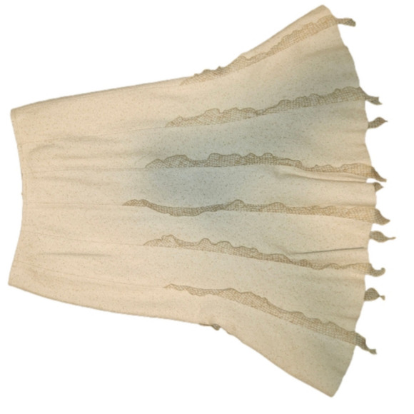 Escada vintage  wool A-line skirt with ruffle trim in size 36 (sz 6) - Picture 11 of 15